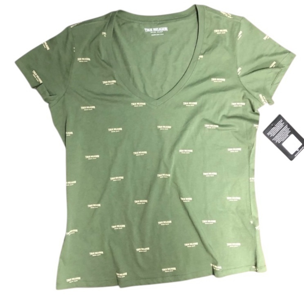 Sz Various True religion women’s tee green
